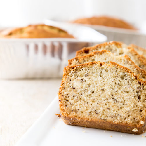 Banana Bread in an 8x8 Pan {so EASY & delicious}